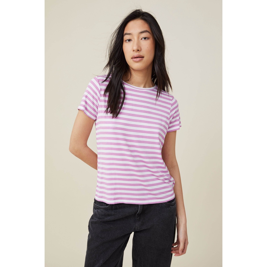 COTTON ON - Áo Thun Ngắn Tay Nữ - Lily Crew Neck Short Sleeve Te 2055162-08