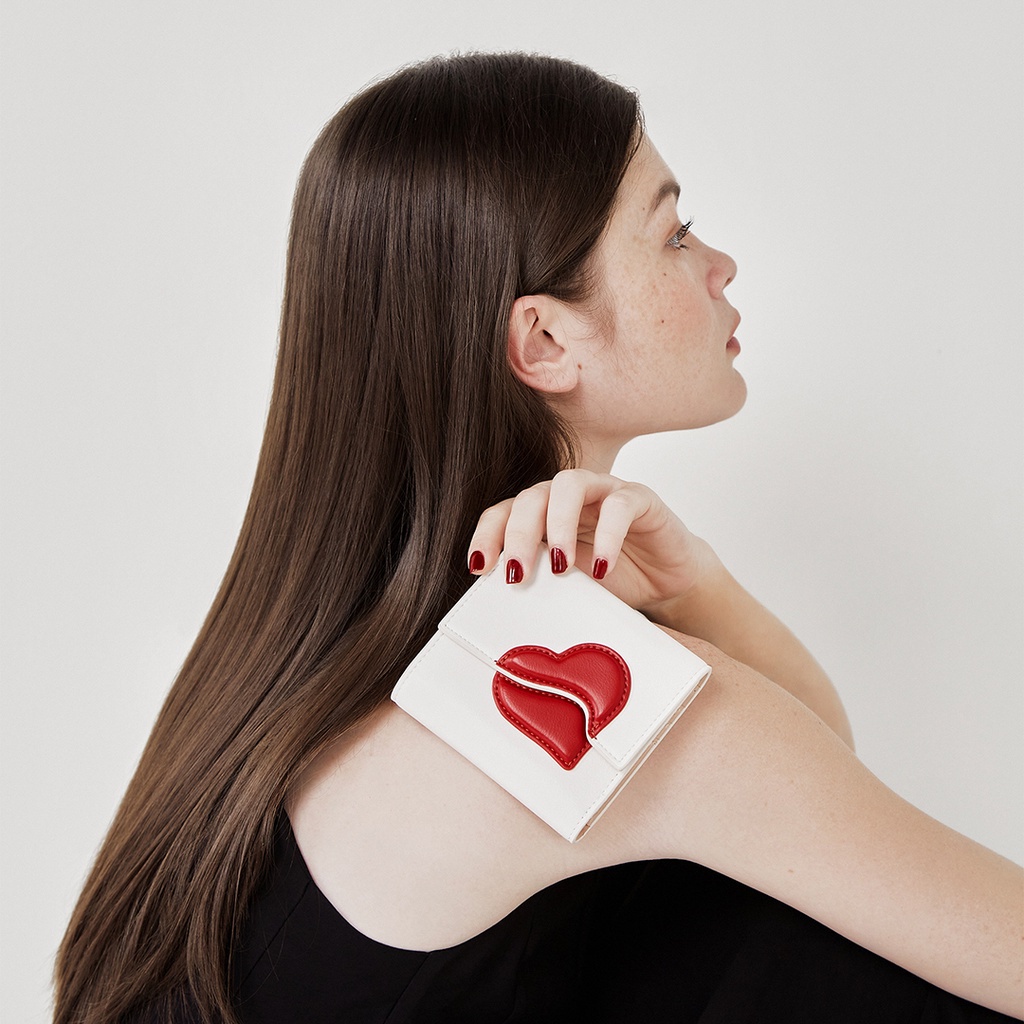 Vascara Ví Cầm Tay Mini Họa Tiết Trái Tim - Valentine's Limited Edition - WAL 0259