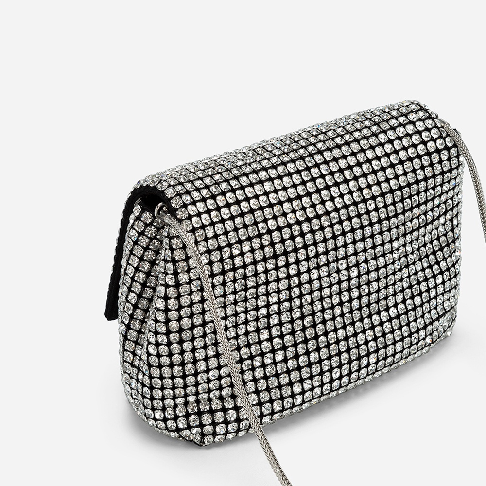 Vascara Túi Đeo Chéo Đính Hạt Crystal - SHO 0211