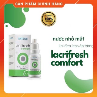 Nước mắt nhân tạo cho Kính áp tròng ban đêm Avizor Lacrifresh Comfort và Lacrifresh Cleaning loại chai 15ml