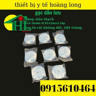 Gạc nhét mũi, lưới băng thẩm mỹ, dẫn lưu Chính hãng Bảo Thạch, Túi 50 cuộn