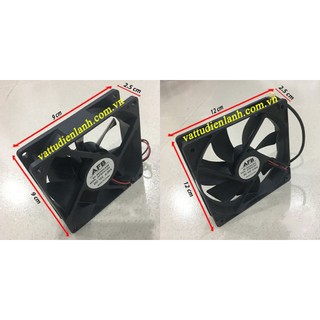 Quạt hút thông gió tủ 2 dây các loại cỡ 9x9 12x12 - quạt làm mát td