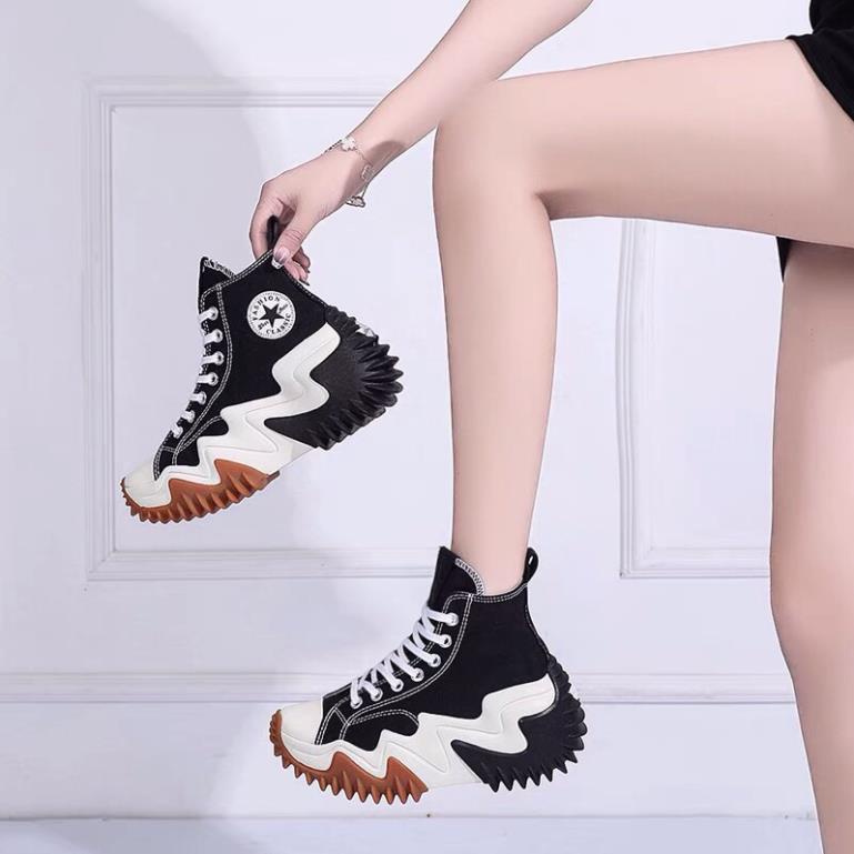 ẢNH THẬT GIÀY THỂ THAO SIÊU TÔN DÁNG,GIÀY ĐẾ CAO ULZZANG ĐỦ SIZE NAM NỮ