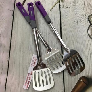 [New] Xẻng lật có rãnh inox cao cấp zalo 0328731994