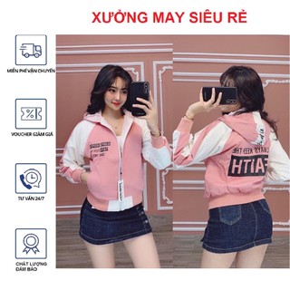 Áo khoác nữ dù thêu chữ laxdax cao cấp hàng rất đẹp - m117