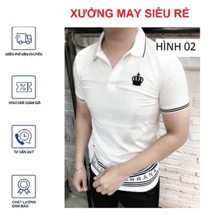 [S03] Áo thun nam cổ trụ Love Moschino cực chất-AT001