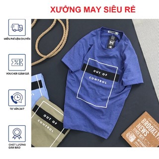 [S03] Áo thun nam Áo phông nam cổ tròn - không cổ Out of control cực chất hàng rất đẹp siêu chất cực chất-M190