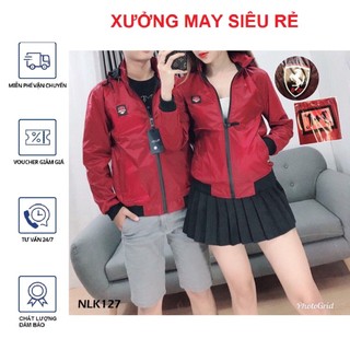 [S03] Áo khoác cặp Áo khoát đôi nam nữ gió dù 2 lớp chống nắng cao cấp 2 màu trên dưới phong cách bao đẹp-M096