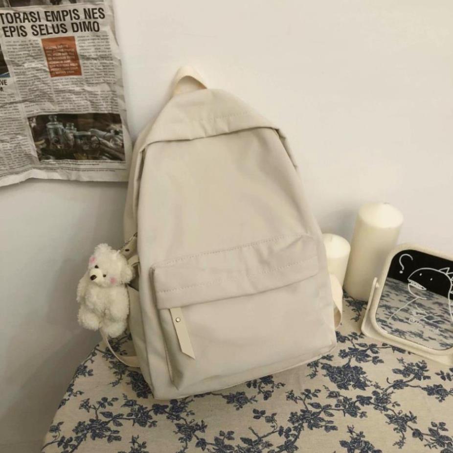 Balo nữ balo nam giá rẻ thời trang đi học đựng laptop phong cách basic ulzzang BL3