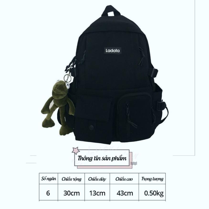 Balo nữ đi học thiết kế nhiều ngăn màu sắc trẻ trung BL5