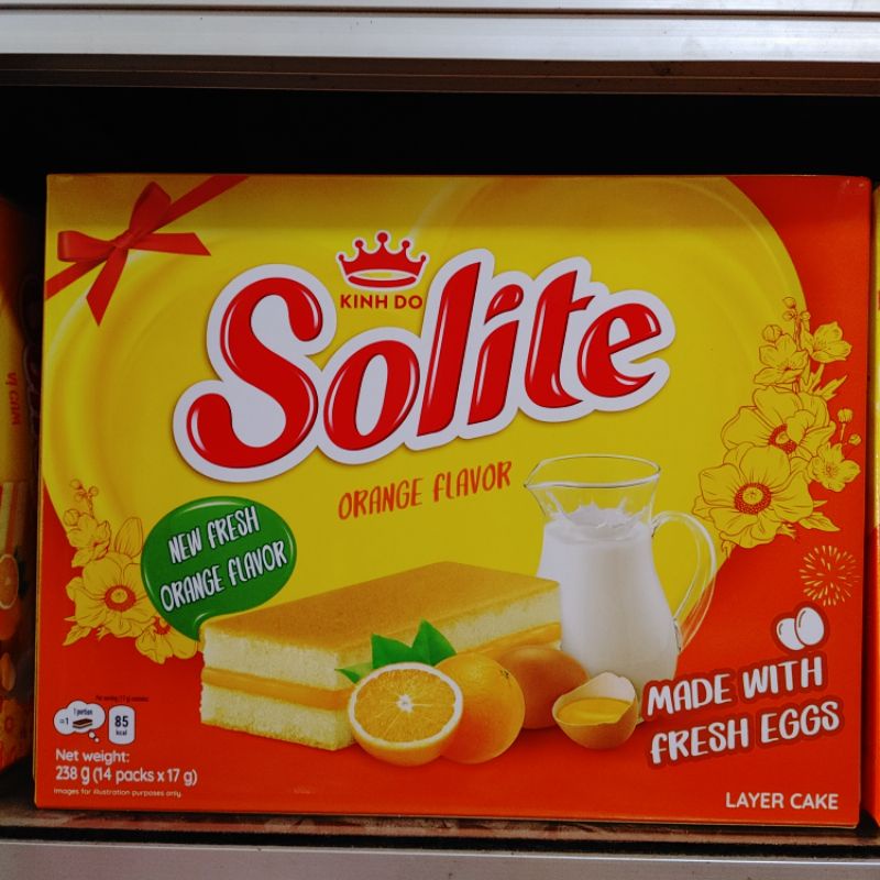 Bánh Solite bông lan tầng vị cam
