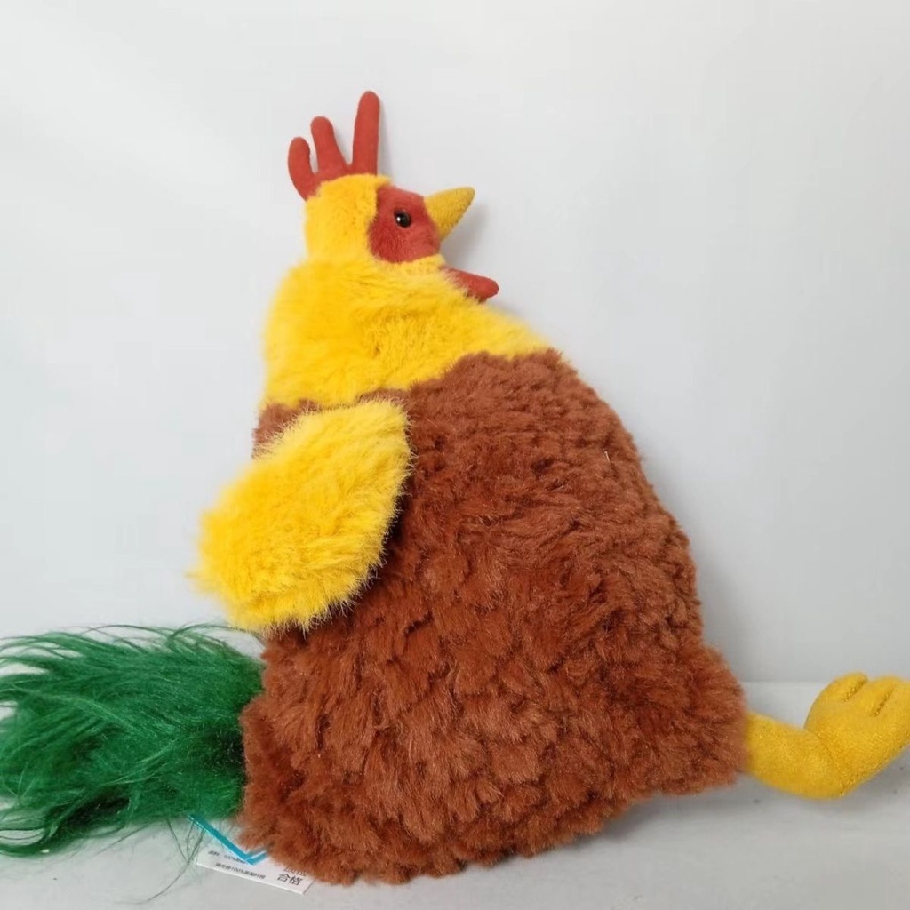 Búp Bê Con Rối Đeo Tay Nhồi Bông Đuôi Gà Stellat Màu Xanh Lá Cây Thủ Công Thông Dụng Làm Quà Sinh Nhật Bạn Bè Cho Học Sinh / Văn Phòng