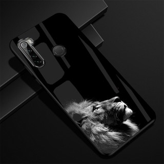 Ốp xiaomi redmi note 8 lưng kính cường lực cao cấp .