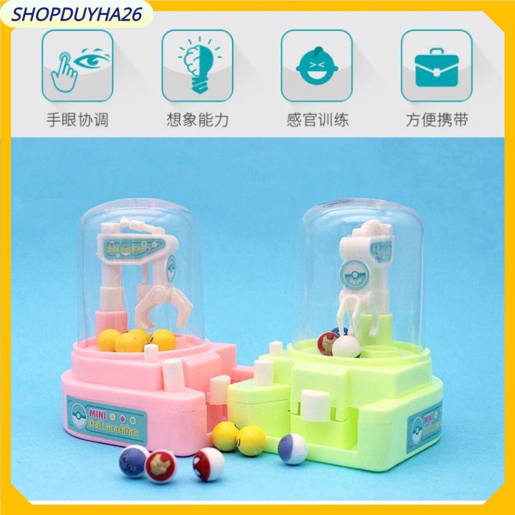 Đồ chơi máy gắp bóng mini rèn độ chính sác cho bé thoả sức sáng tạo
