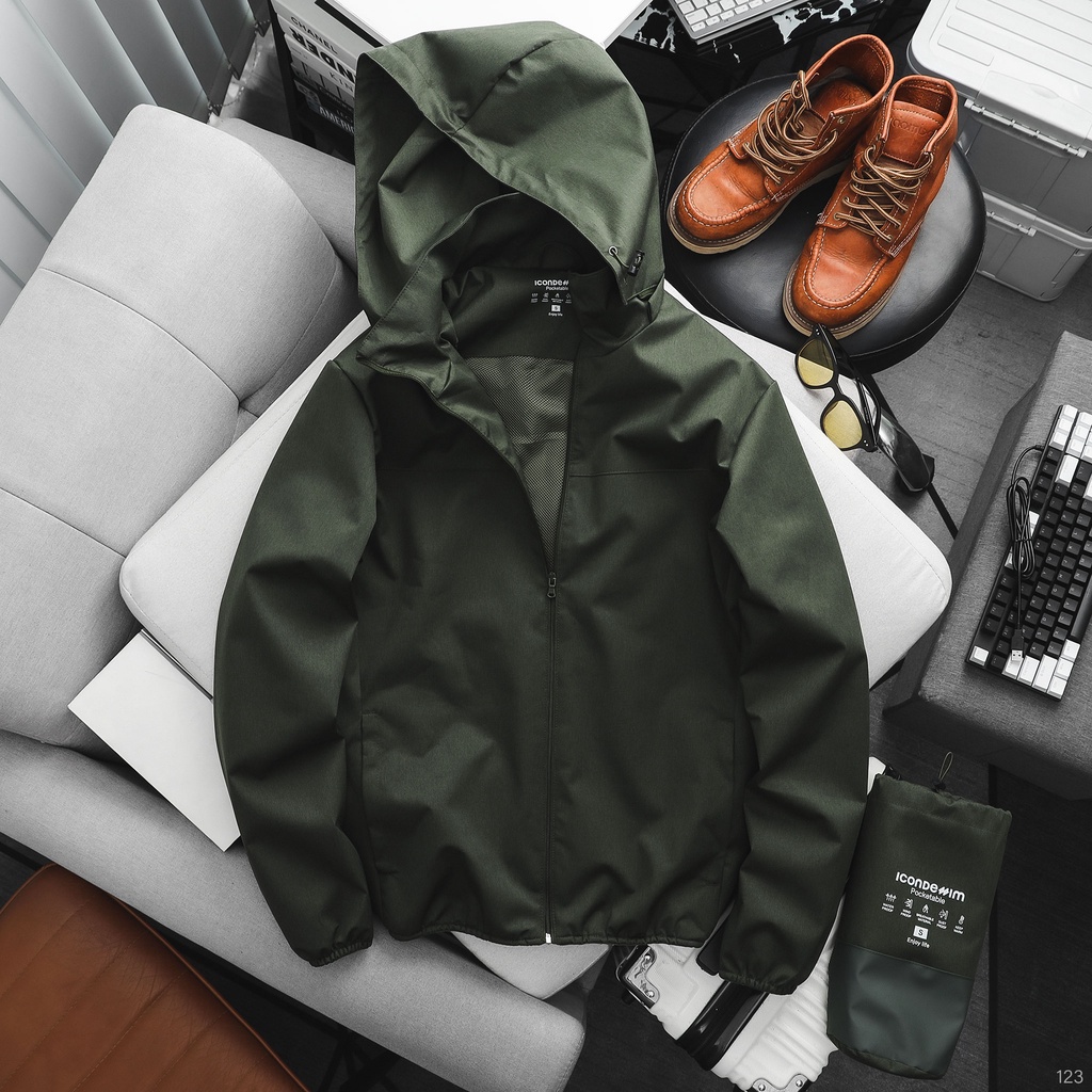 Áo Khoác Dù Windbreaker ICONDENIM Pocketable - AKID0123