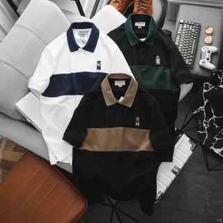 Áo polo nam color block icdn teddy embroidered - plid0113