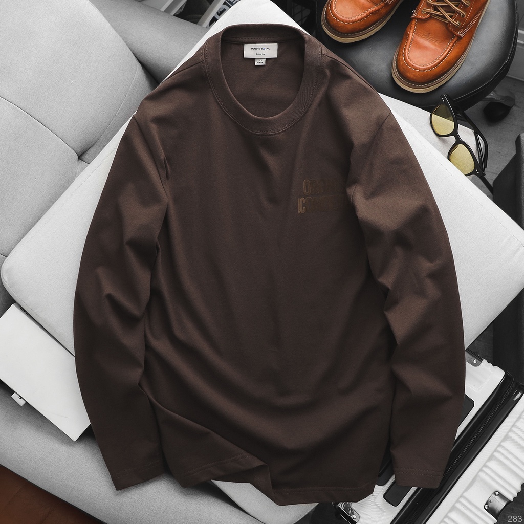 Áo Thun Nam Tay Dài Basic ICONDENIM Orgnls - ATID0283