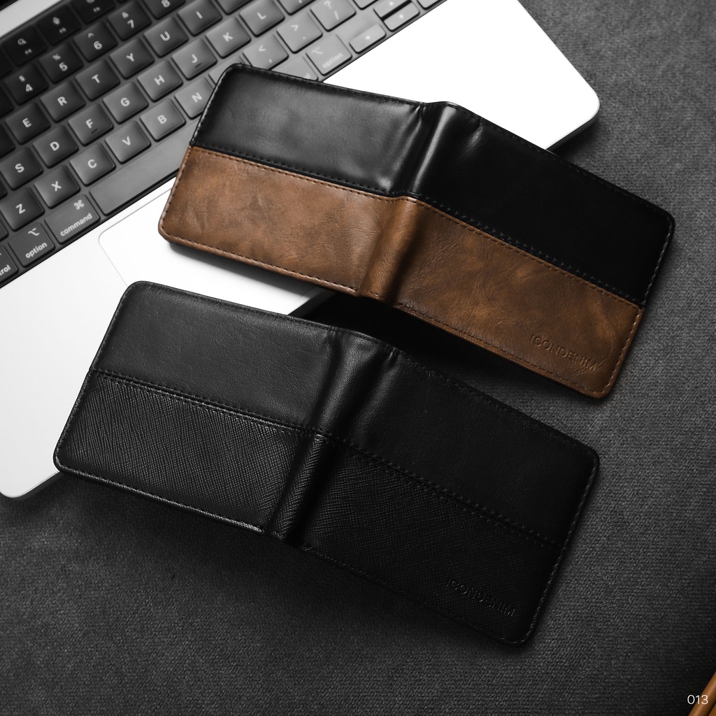 Ví Da Nam ICONDENIM Color Block - VIID0013