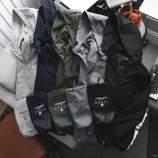 Áo khoác dù nam windbreaker icdn pocketable - akid0123