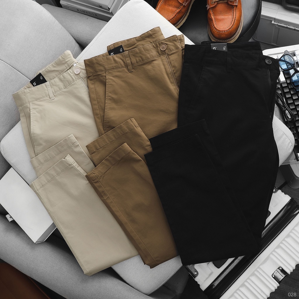 Quần Kaki Nam ICONDENIM Slim Basic - QKID0028
