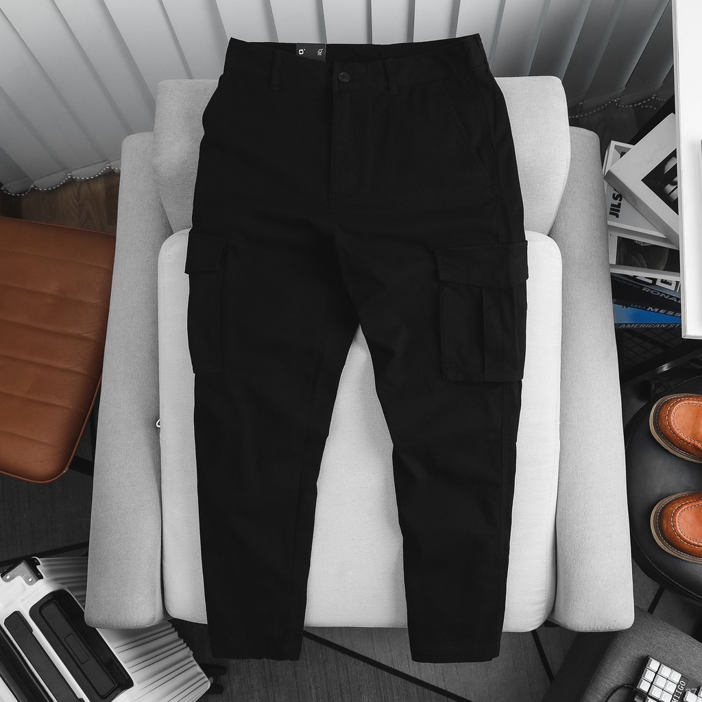 Quần Kaki Nam ICONDENIM Form Straight Túi Hộp - QKID0027
