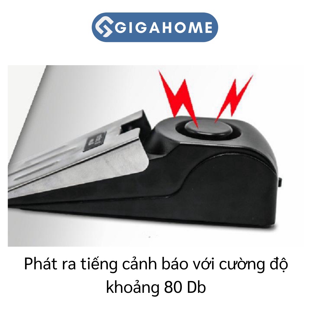 Thiết Bị Chặn Cửa Chống Trộm GIGAHOMEVN Cảm Biến Báo Động Thông Minh, Âm Thanh Lớn 6549