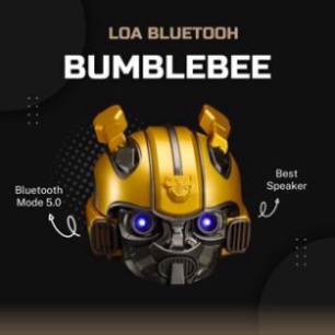 Loa bluetooth Bumblebee mô hình rô bốt transformer bass cực chất,loa mini không dây mắt đèn led nghe hát karaoke độc đáo