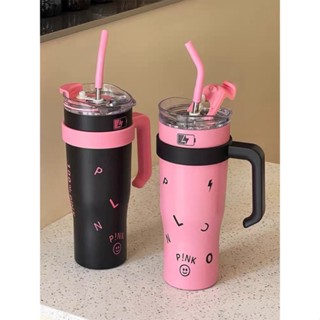 Bình Nước Giữ Nhiệt BLACKPINK SUS Inox 304 Dễ Thương 1200ml - Ly Giữ Nhiệt Americano Inox 304 Cao Cấp,Cốc Uống Nước