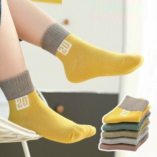 Set 5 đôi tất cao cổ cho bé gái bé trai từ 1-12 tuổi số t81