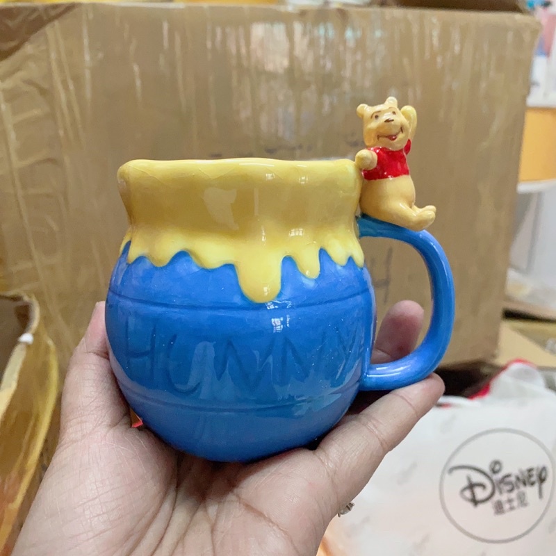 Cốc sứ 3D gấu Pooh hàng Nhật
