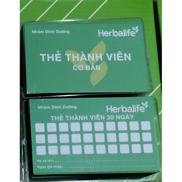 Hộp thẻ theo dõi thành viên 100 thẻ/hộp