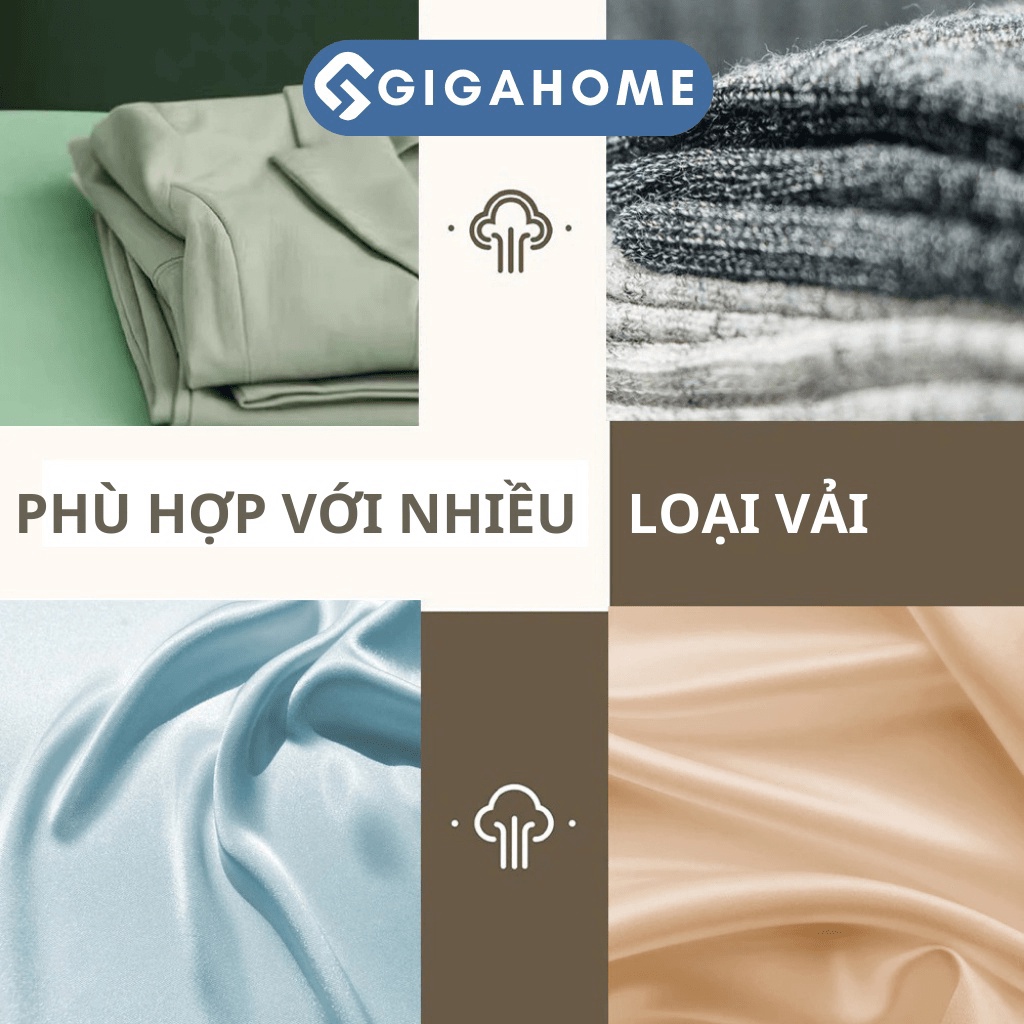 Bàn Ủi Hơi Nước Cầm Tay Mini Tiện Dụng Cho Gia Đình GIGAHOME Hình Trái Tim 10857