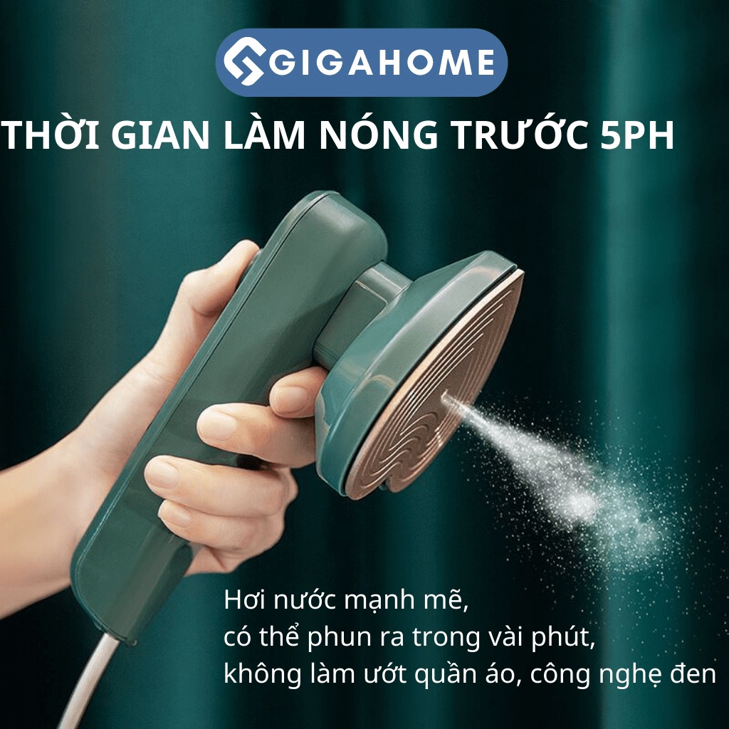 Bàn Ủi Hơi Nước Cầm Tay Mini Tiện Dụng Cho Gia Đình GIGAHOME Hình Trái Tim 10857
