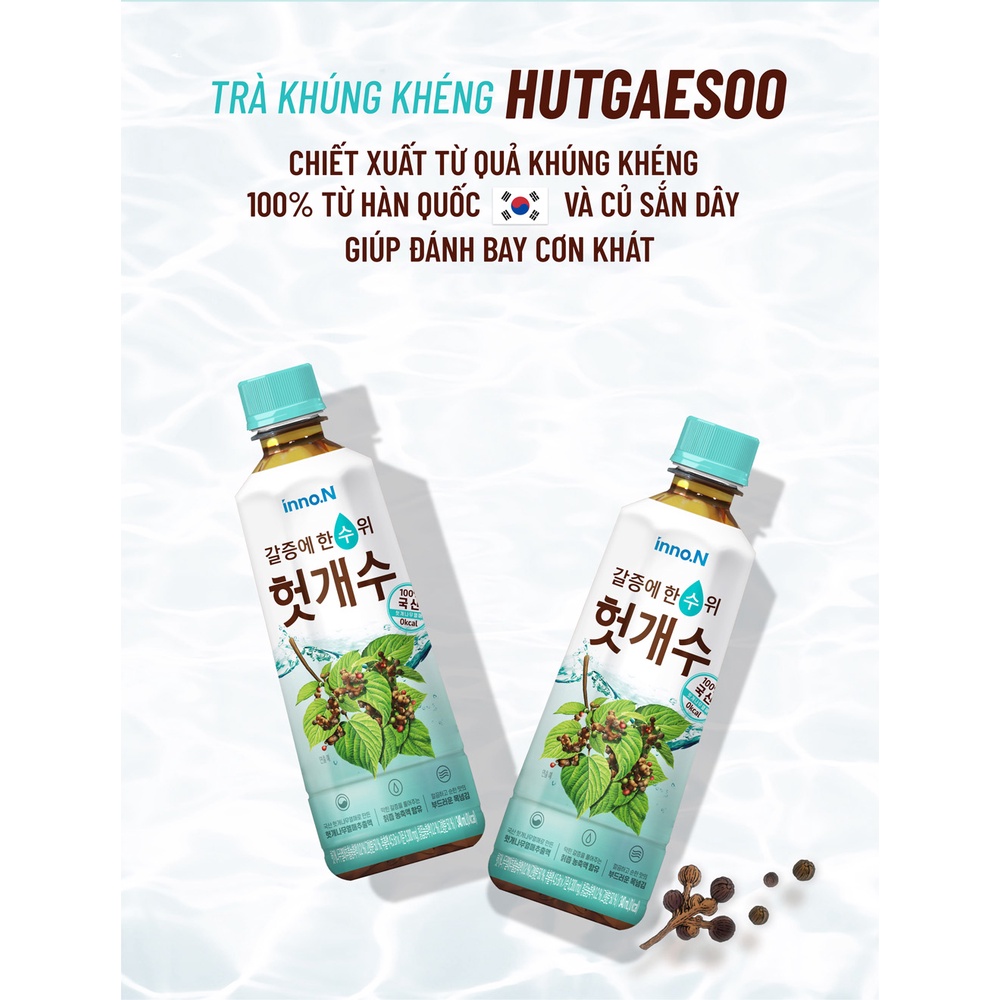 Thùng 20 Chai Trà Khúng Khéng HUTGAESOO thức uống thảo mộc từ thiên nhiên 500ml