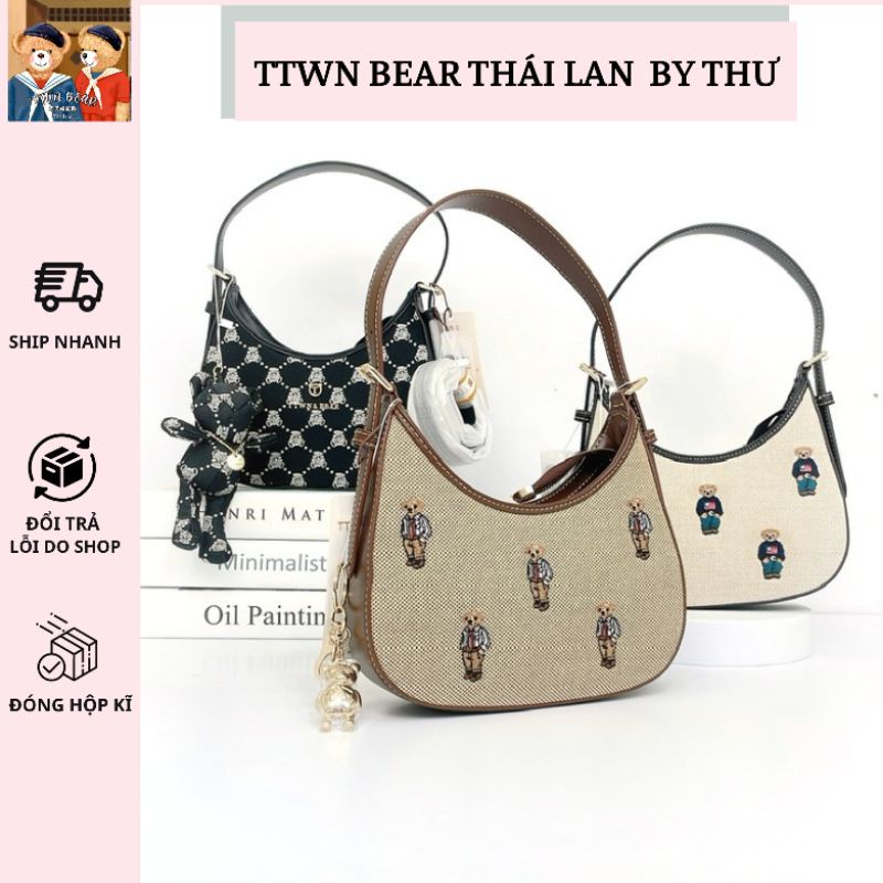 Túi kẹp nách họa tiết gấu TTWN BEAR chính hãng TN 3240