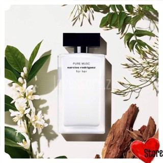  Nước hoa nữ Narciso Pure Musc màu trắng EDP 100ml - Thuần khiết & tươi mới 