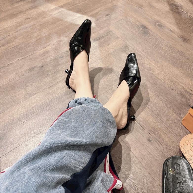 DÉP SỤC COOLE QUAI DA DA GÓT NHỌN KIỂU CAO 5 PHÂN