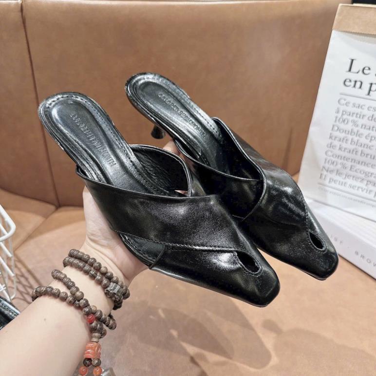 DÉP SỤC COOLE QUAI DA DA GÓT NHỌN KIỂU CAO 5 PHÂN