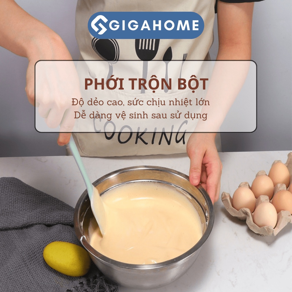 Bộ Dụng Cụ Nhà Bếp Nấu Ăn Làm Bánh Silicone 5 Món An Toàn Sử Dụng GIGAHOME 11408