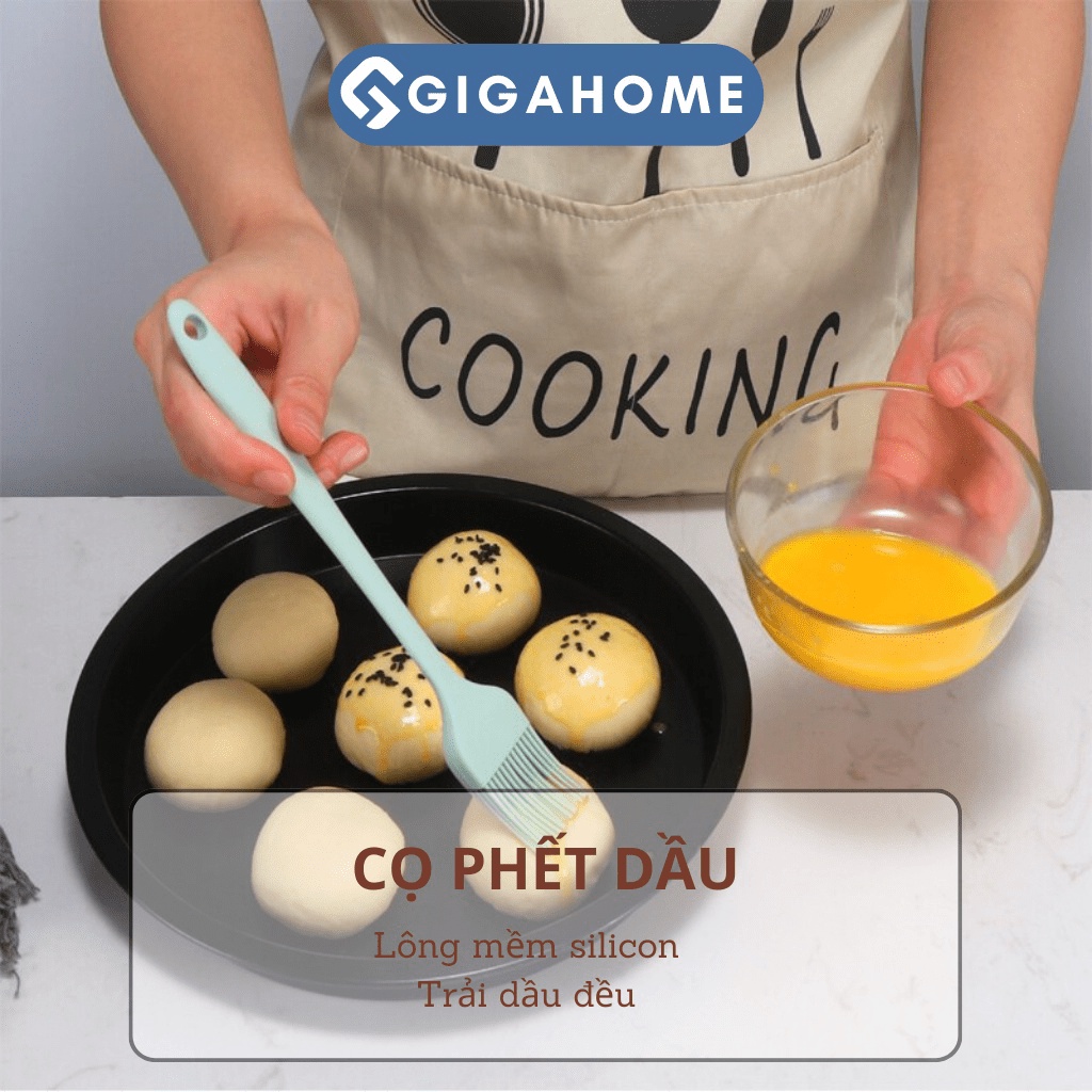 Bộ Dụng Cụ Nhà Bếp Nấu Ăn Làm Bánh Silicone 5 Món An Toàn Sử Dụng GIGAHOME 11408