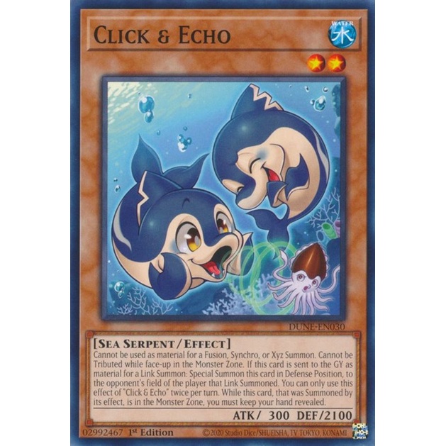 Thẻ Bài Yugioh Click & Echo - DUNE-EN030 - Common 1st Edition