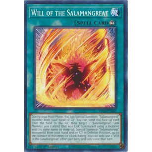 Thẻ Bài Yugioh Will of the Salamangreat - LD10-EN049 - Common 1st Edition