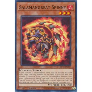 Thẻ Bài Yugioh Salamangreat Spinny - LD10-EN009 - Common 1st Edition