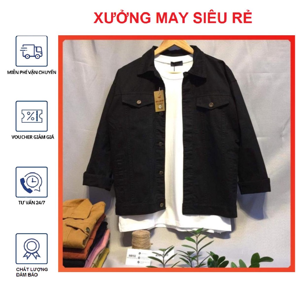 ÁO KHOÁC KAKI JEAN NAM ĐẸP THỜI TRANG MỚI NHẤT