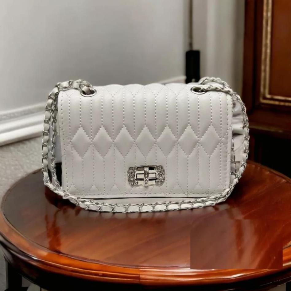 Túi Đeo Chéo Đeo Vai khoá xoay đính đá thời trang mẫu mới TX57