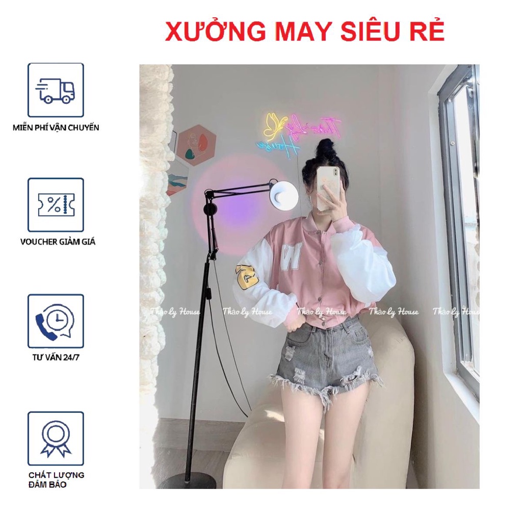 Áo khoát gió nữ chữ W siêu chất nhiều màu lựa chọn-A847