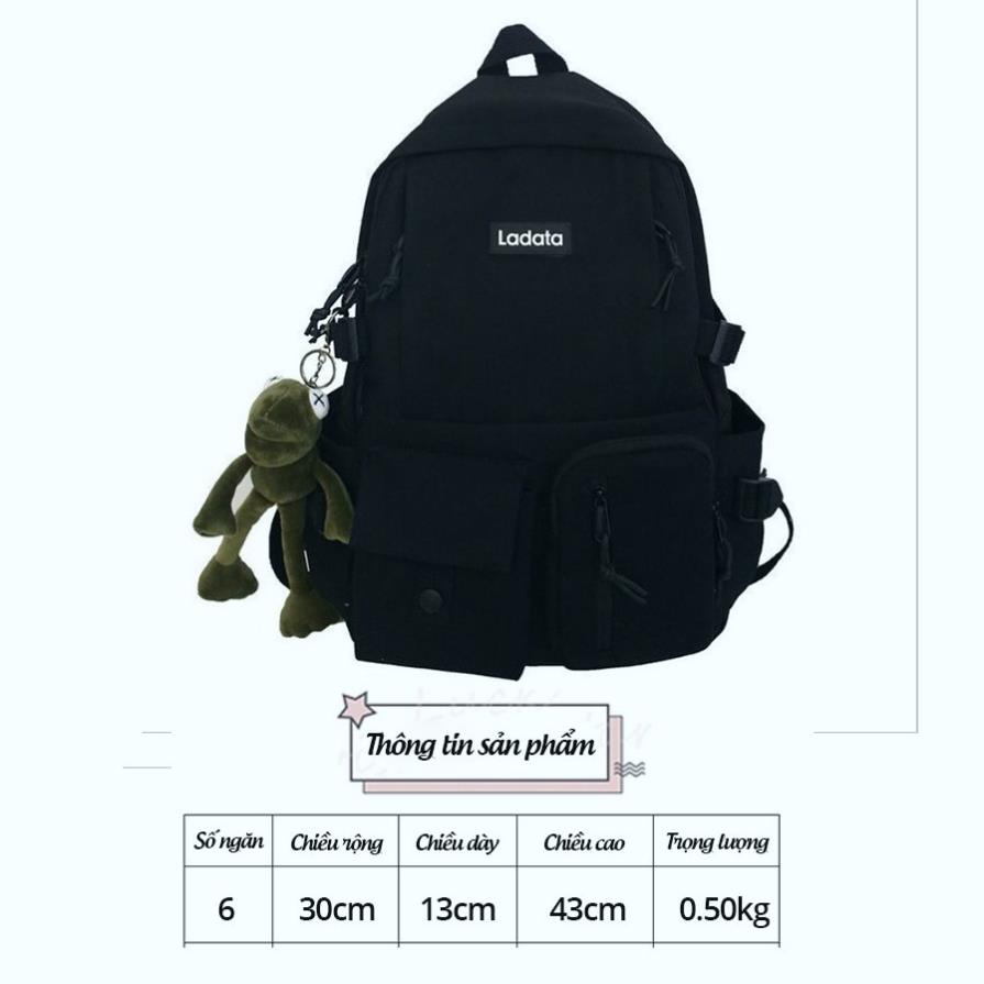 Balo nữ đi học thiết kế nhiều ngăn màu sắc trẻ trung BL5