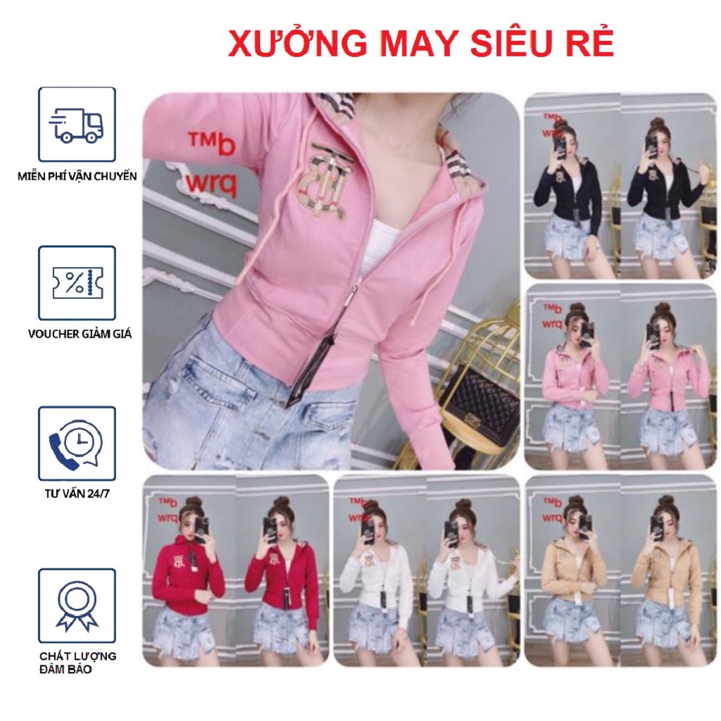 Áo khoát da cá tB thời trang dễ thương-A396
