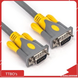 Dây VGA 3+6 dài 1.5m 3m 5m 10m hàng chính hãng Arigato chất lượng cao giao ngẫu nhiên màu TTBO's