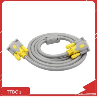 Dây VGA 3+6 dài 15m 20m 25m 30m hàng chính hãng Arigato đảm bảo chất lượng giao màu ngẫu nhiên TTBO's